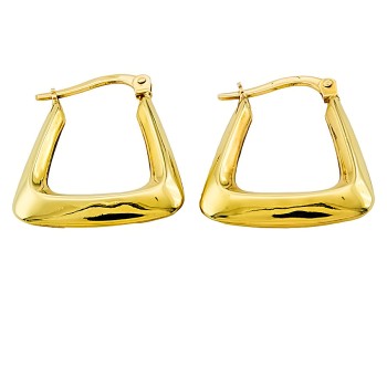 9ct Gold Hollow Hoop Earrings